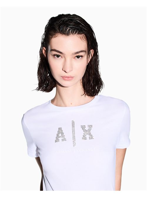 T-shirt Regular Fit in Jersey di Cotone Essenziale ARMANI EXCHANGE | XW002348AF10356/U0002